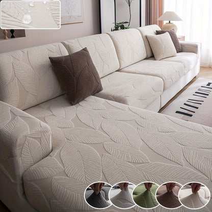 Durable Jacquard Sofa Cover suitable for all seasons, washable and stretchable, designed for modern style sofas in living rooms, offices, and homes. Easy to maintain with anti-slip features and suitable for single, double, triple, or quadruple seats.