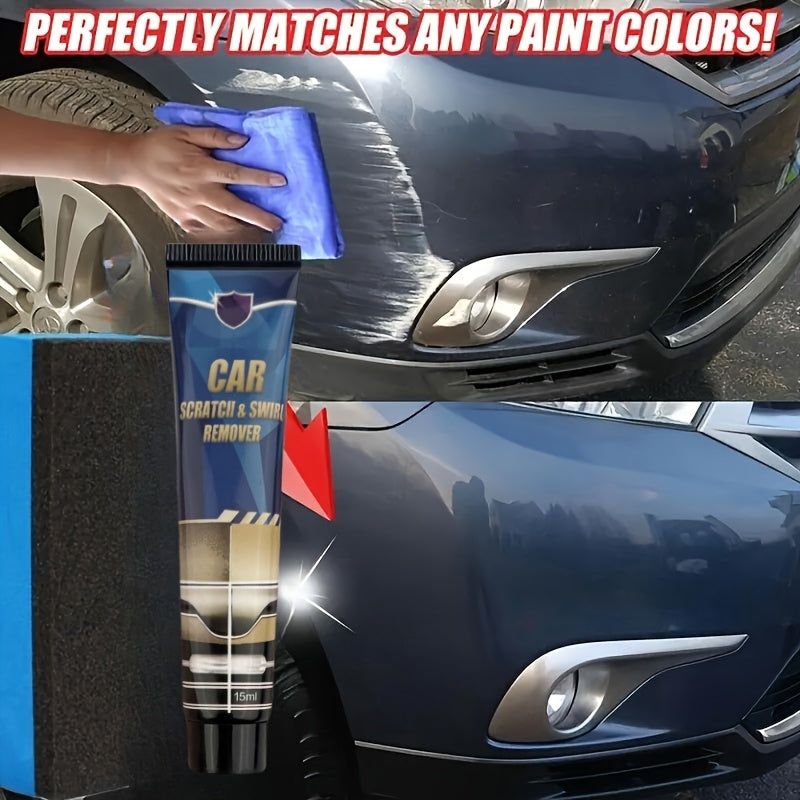 Car Scratch Repair Wax instantly removes marks and deep scratches, enhancing shine and protecting paint. Ideal for RVs and vehicles.