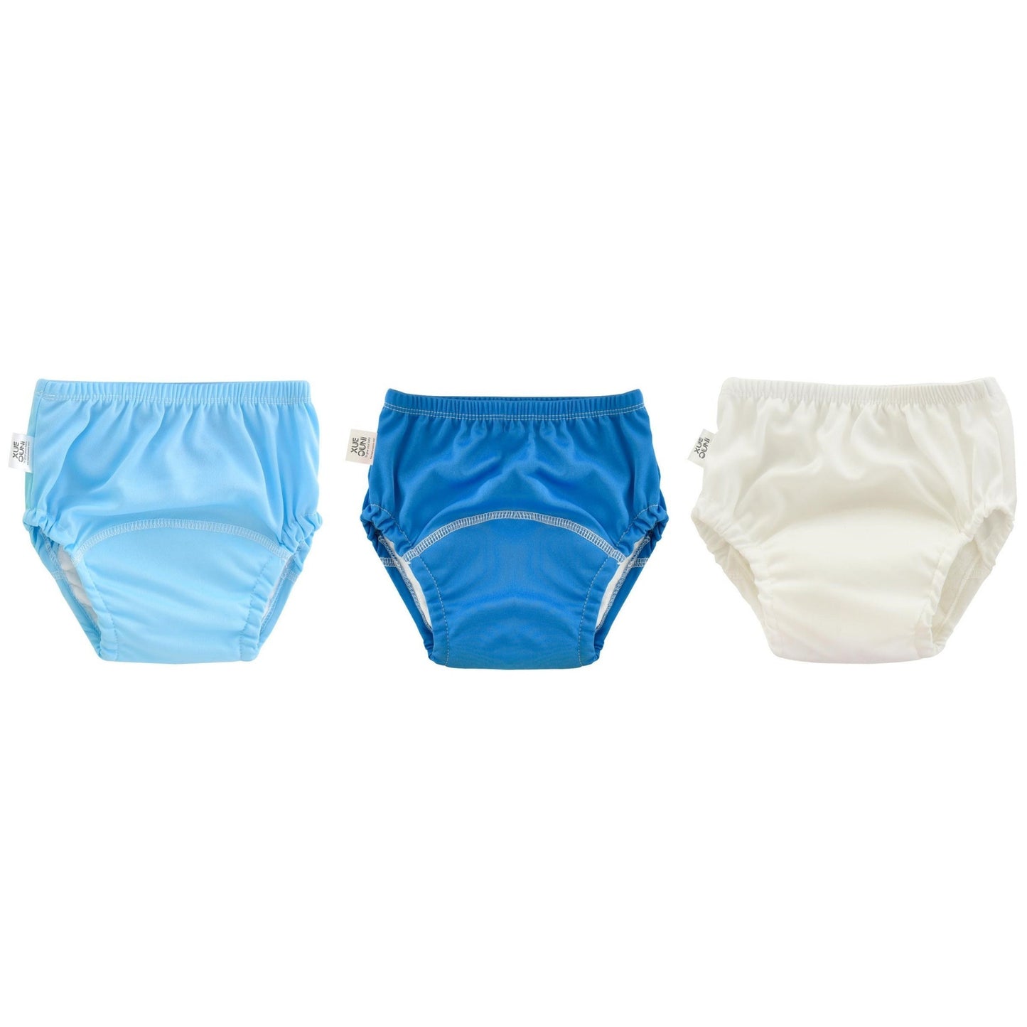 Potty Training Pants available in sets of 2, 3, or 4, along with Washable Cloth Diapers, Breathable Diaper Bib, and All-season Cloth Diaper