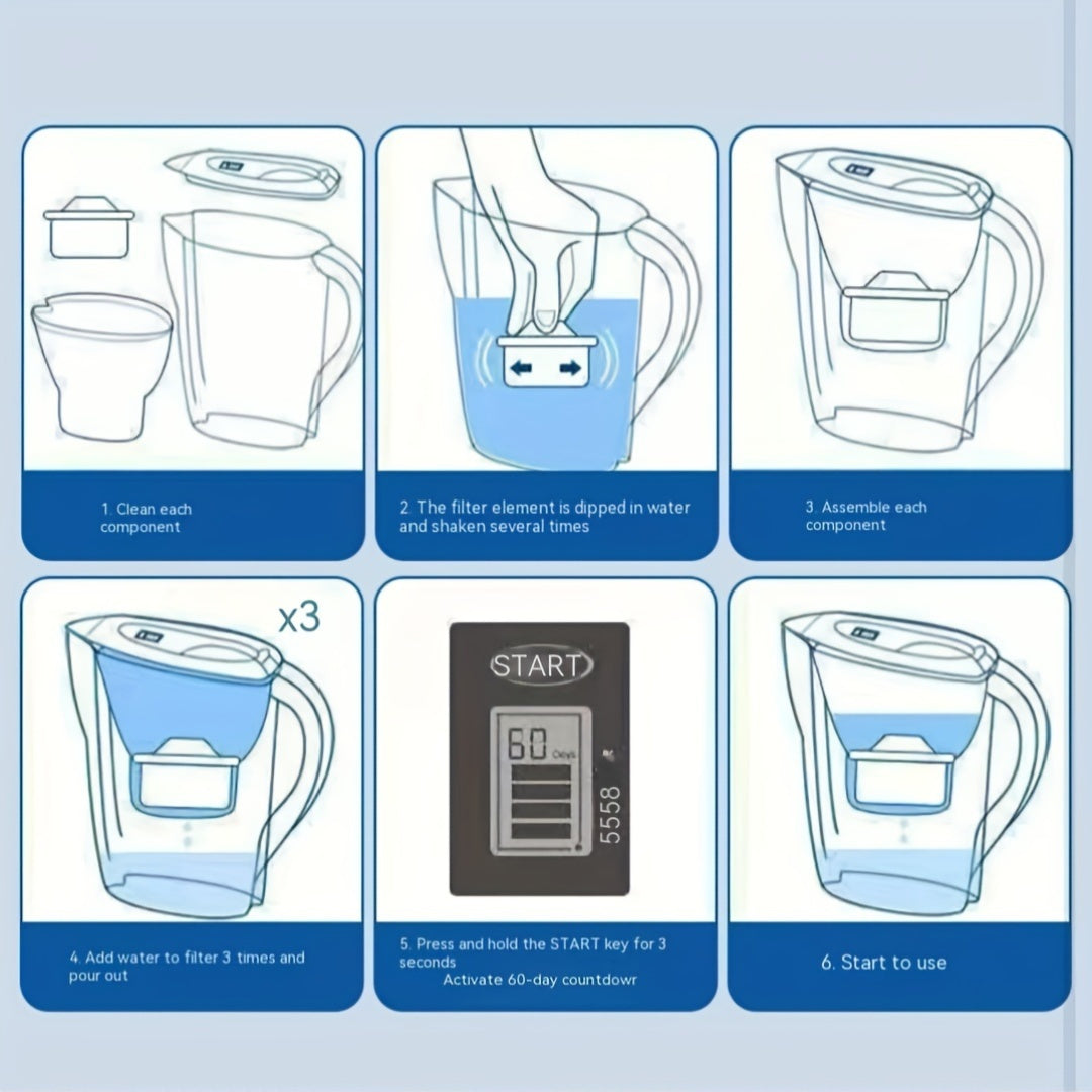 6-Pack of Brita Maxtra Replacement Water Filters for Family Drinking Water Protection, Reducing Chlorine and Preventing Limescale Build-Up with Plastic Filter Cartridges