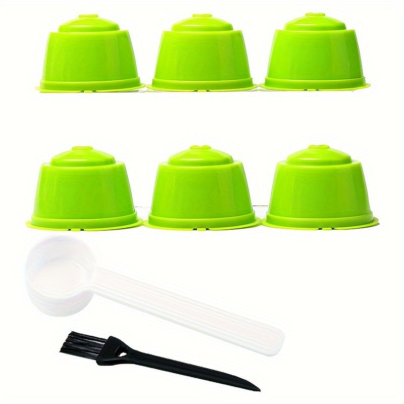 Reusable coffee capsule filters can be made using a 6-pack and a spoon brush, allowing you to create your own coffee capsules.