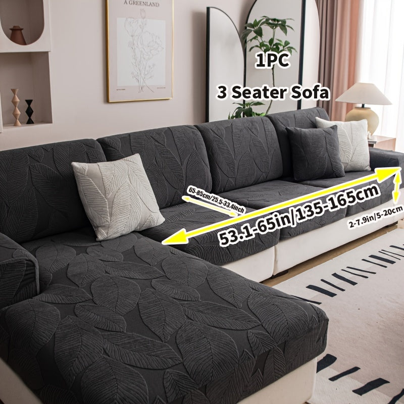 Durable Jacquard Sofa Cover suitable for all seasons, washable and stretchable, designed for modern style sofas in living rooms, offices, and homes. Easy to maintain with anti-slip features and suitable for single, double, triple, or quadruple seats.