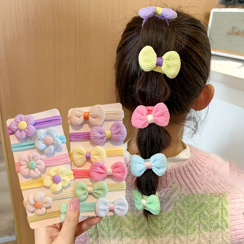 12PCS Cute Flower Bow Hair Accessories for Girls and Women, Perfect Gift Choice