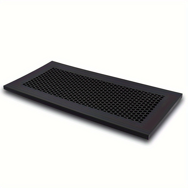 Silicone floor register protective cover designed for home floors, soft and durable material to cover air vents.