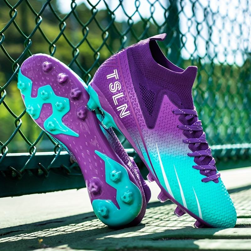 Unisex FG Soccer Cleats with Anti-skid and Breathable design for outdoor use.