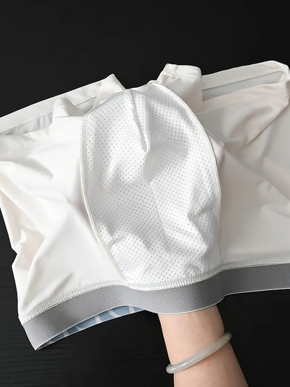 Hong Kong style men's underwear for boys and teens, flat horn design, comfortable for all seasons. Trendy.