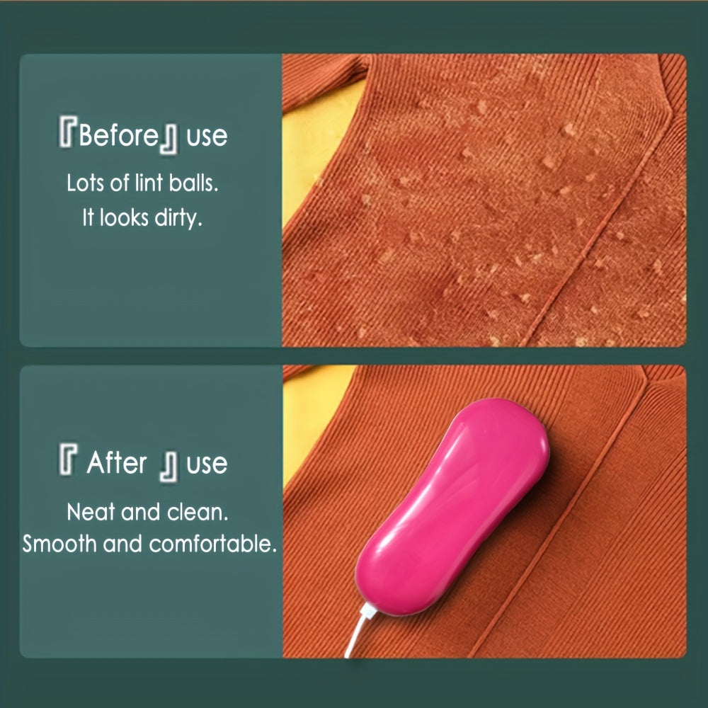 Fabric Shaver - USB Powered for removing lint balls and fuzz from clothing, sweaters, couches, bed sheets, and socks.