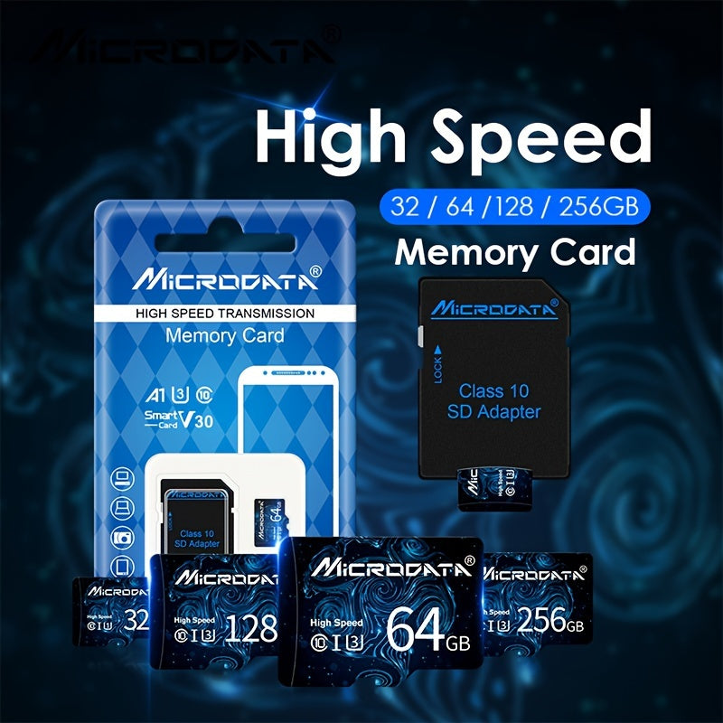 256GB Micro SD Memory Card with Class10 U3 UHS-I for 4K HD; Includes SD Adapter