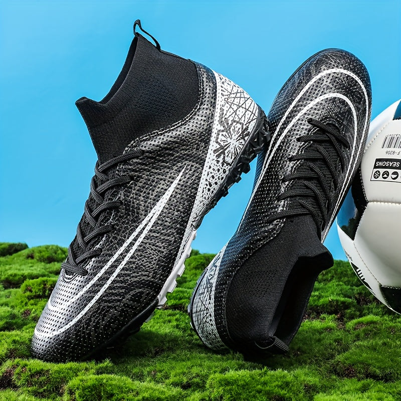 Professional men's soccer cleats for training on turf or indoor surfaces.