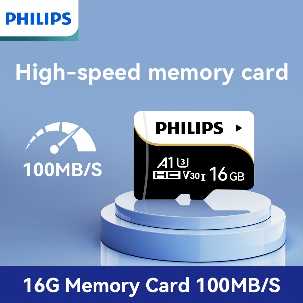 High Speed Micro SD Card with various capacities for surveillance cameras, dash cams, and smart devices with included adapter.