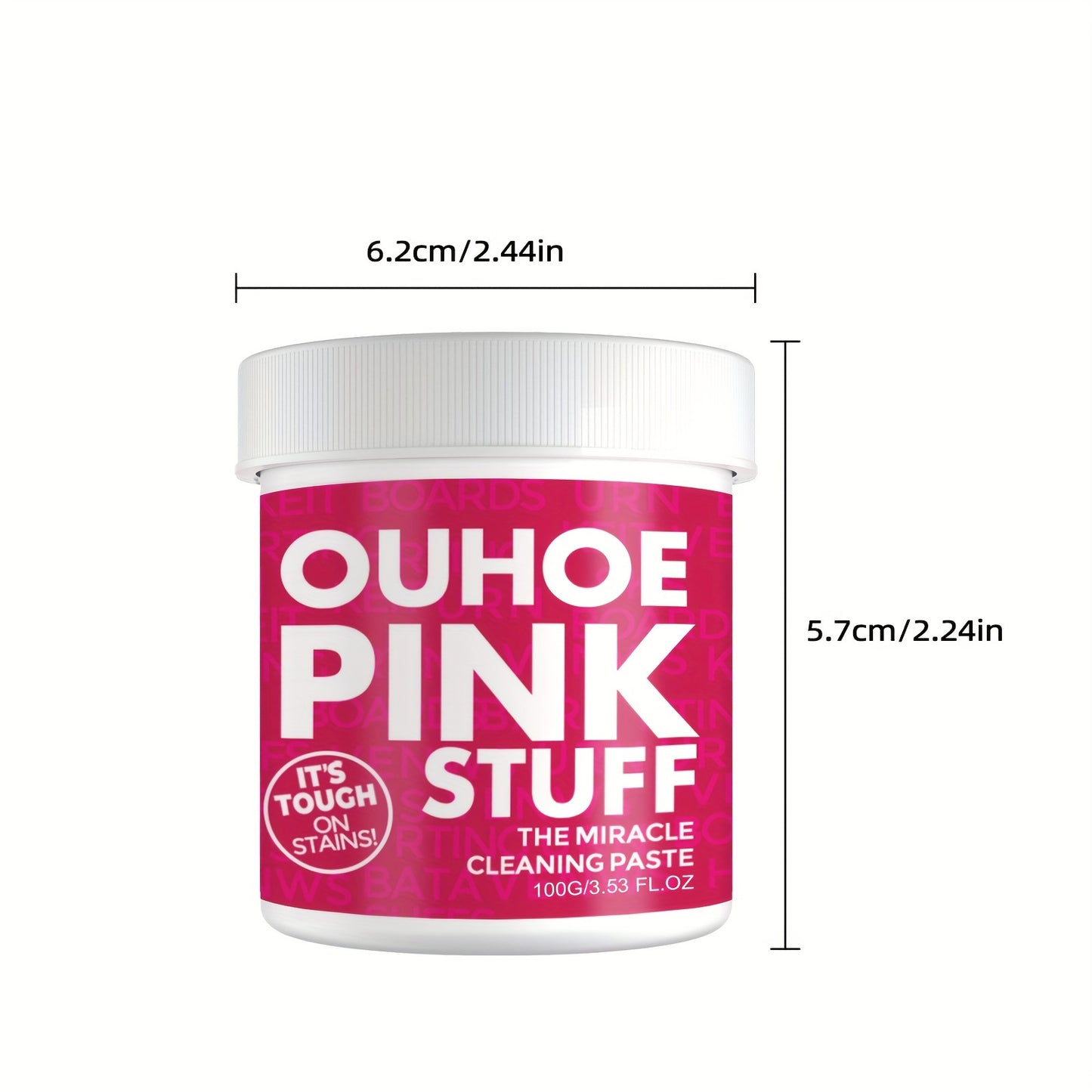 Ouhoe Pink Stuff: The Miracle Cleaning Paste: Tough on Stains, Gentle on Surfaces