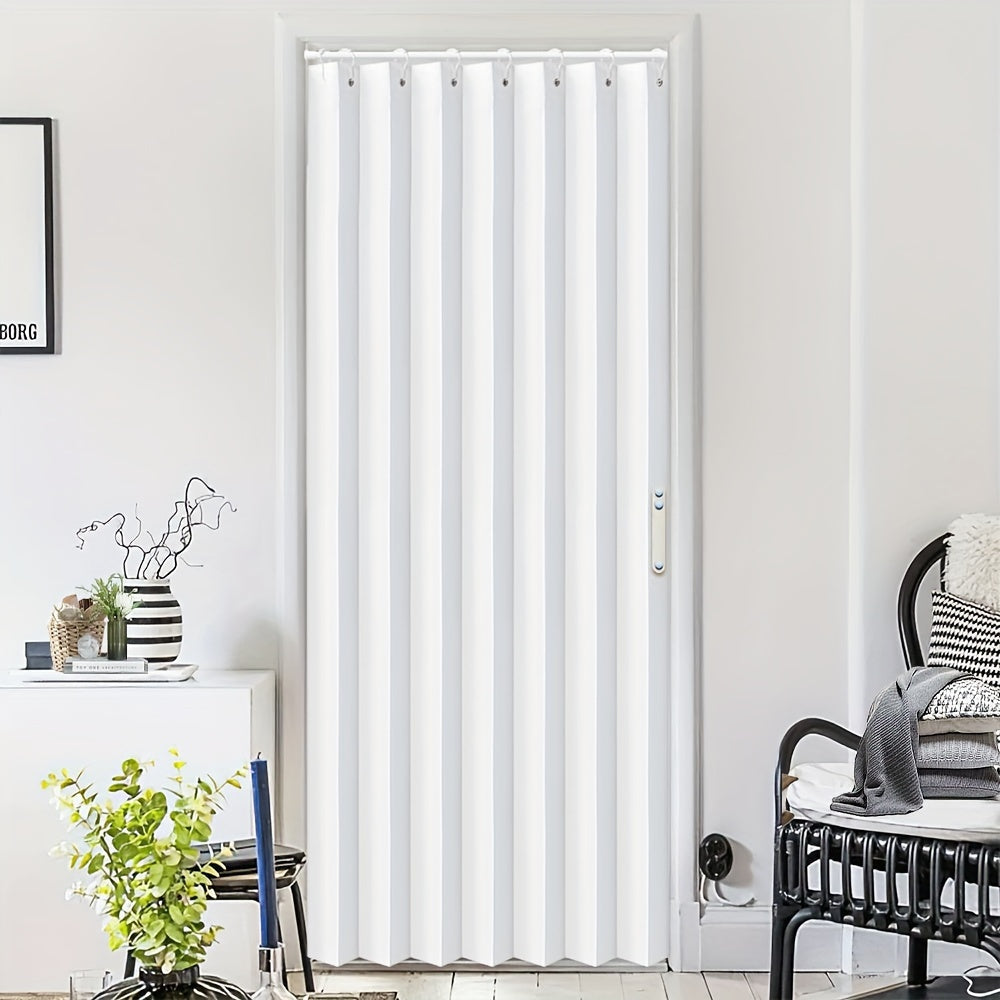 Set of 1 pleated blackout shades with hooks in an accordion-style folding design for windows, ideal for creating partitions in rooms. Suitable for living rooms, bedrooms, entrances, cloakrooms, office doorways, and French windows. Enhance your home decor