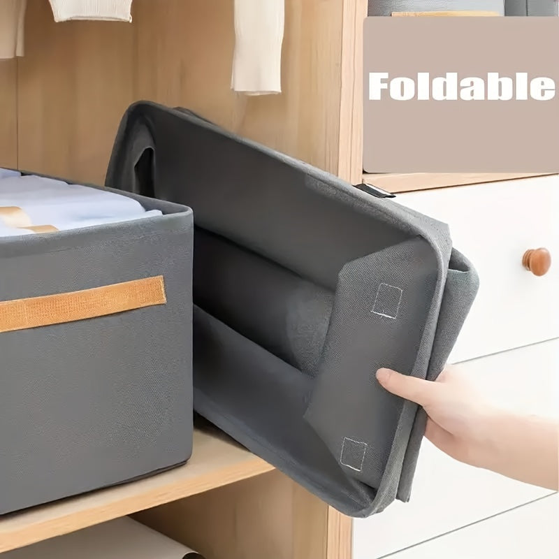 Organize your wardrobe with ease using Stackable Wardrobe Organizer Drawers. These folding storage baskets are perfect for sorting clothes, diapers, and pants. Featuring a built-in steel frame, these drawers are designed for durability. Suitable for ages