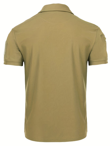 Men's short sleeve tee shirt for fishing, running, and hiking.