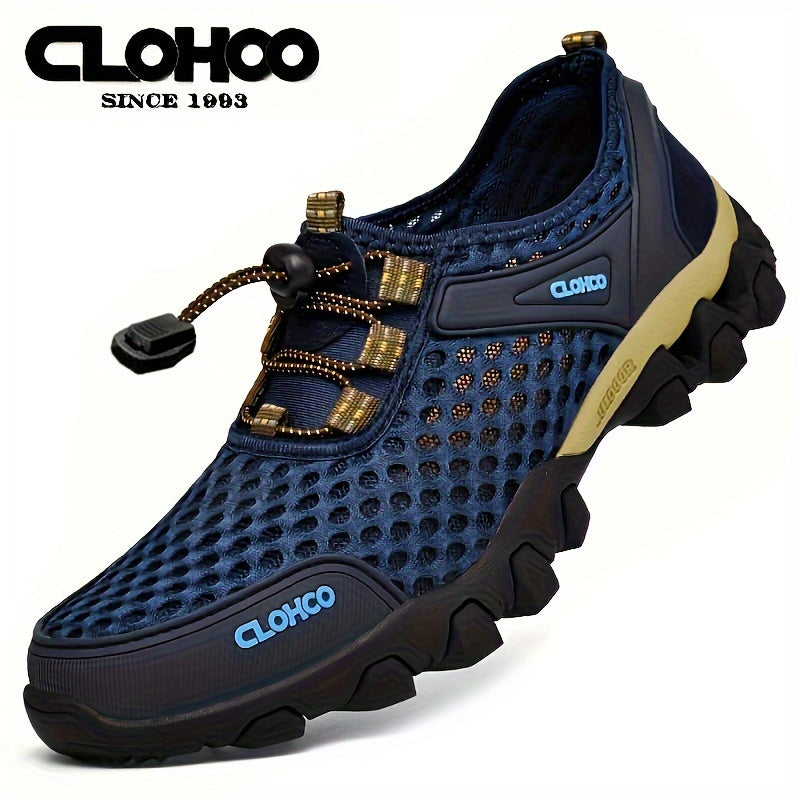 CLOHOO Men's Breathable Casual Sneakers - Comfortable, Durable Shoes for Outdoor & Casual Wear, CLOHOO