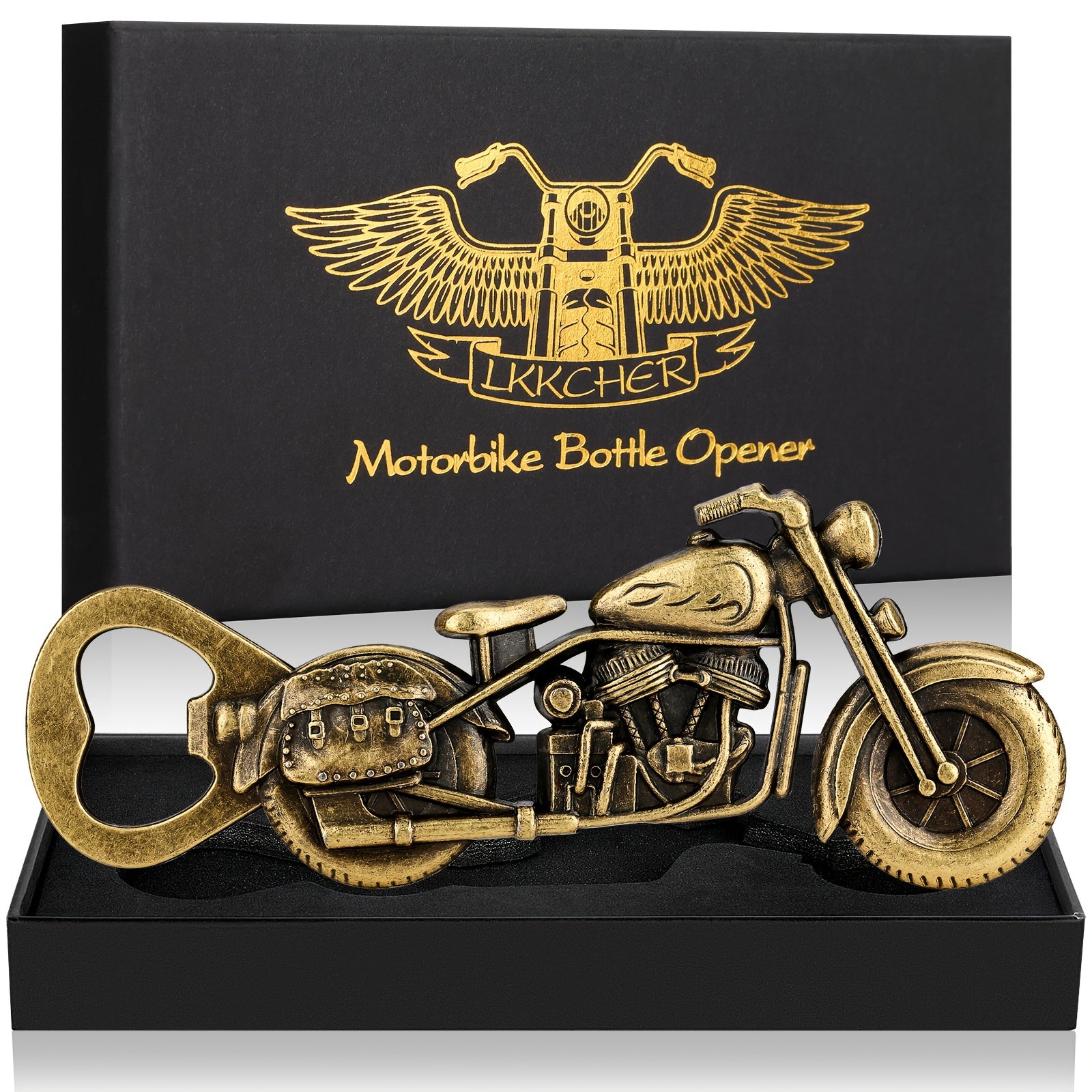 Lao Kuan Motorcycle Beer Bottle Opener Gift Set_INCLUDES Kaga Card