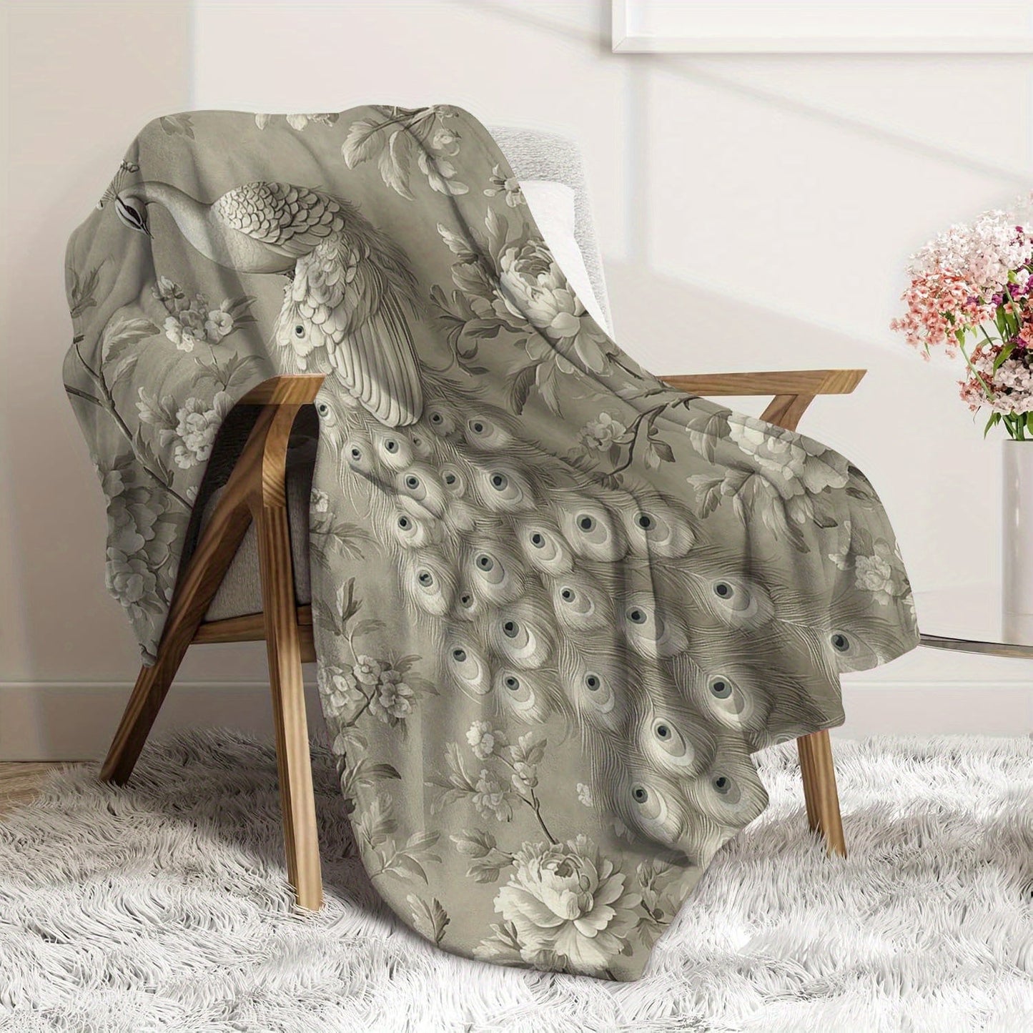 Soft and Stylish Flannel Throw Blanket Featuring Contemporary Digital Print Art, Perfect for All Seasons. Versatile for Travel, Naps, and Bedding. Made with Hypoallergenic Polyester, Ideal as a Gift for Loved Ones.