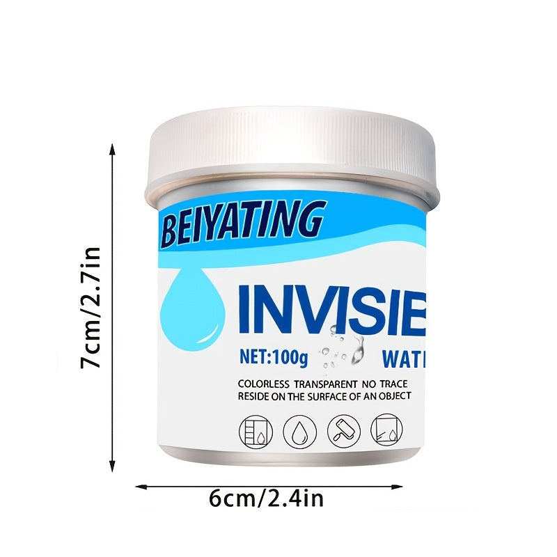 100g/200g/400g BEIYATING Invisible Waterproof Coating, Strong Adhesive Sealant for Wood, Plastic, Glass, Marble, Ceramic, Multi-Surface Use