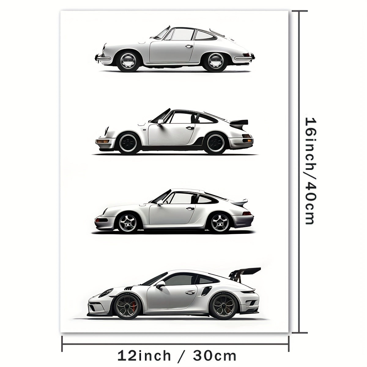 Dream for sportscar lovers: Modern roadster poster for home or office decor, ideal gift.