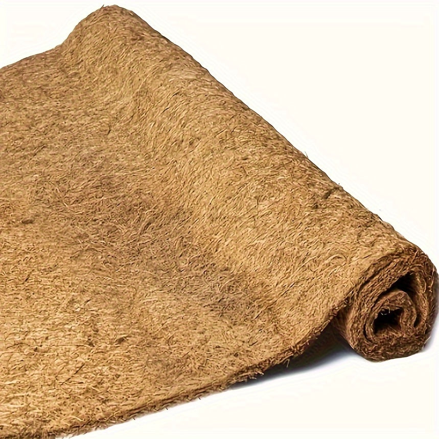 1pc Natural Coconut Coir Reptile Mat for various reptile bedding needs. Ideal for breeding box lining.