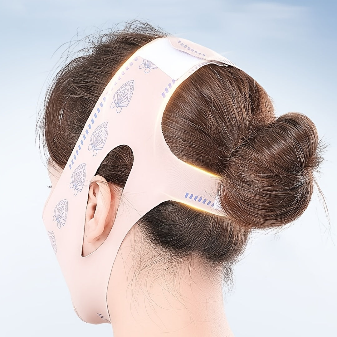 1pc MINGXUAN Face Lifting Mask with comfortable, skin-friendly material and facial training band for various activities.