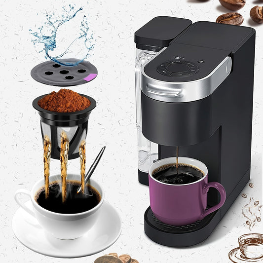 Keurig mashinalari uchun 2/4 ta qayta ishlatiladigan K-Cup to'plami, 5 teshik bilan to'ldiriladigan qahva podlari, Keurig Supreme Multistream seriyasi bilan mos keladi, oshxona zaruriy buyumlari.