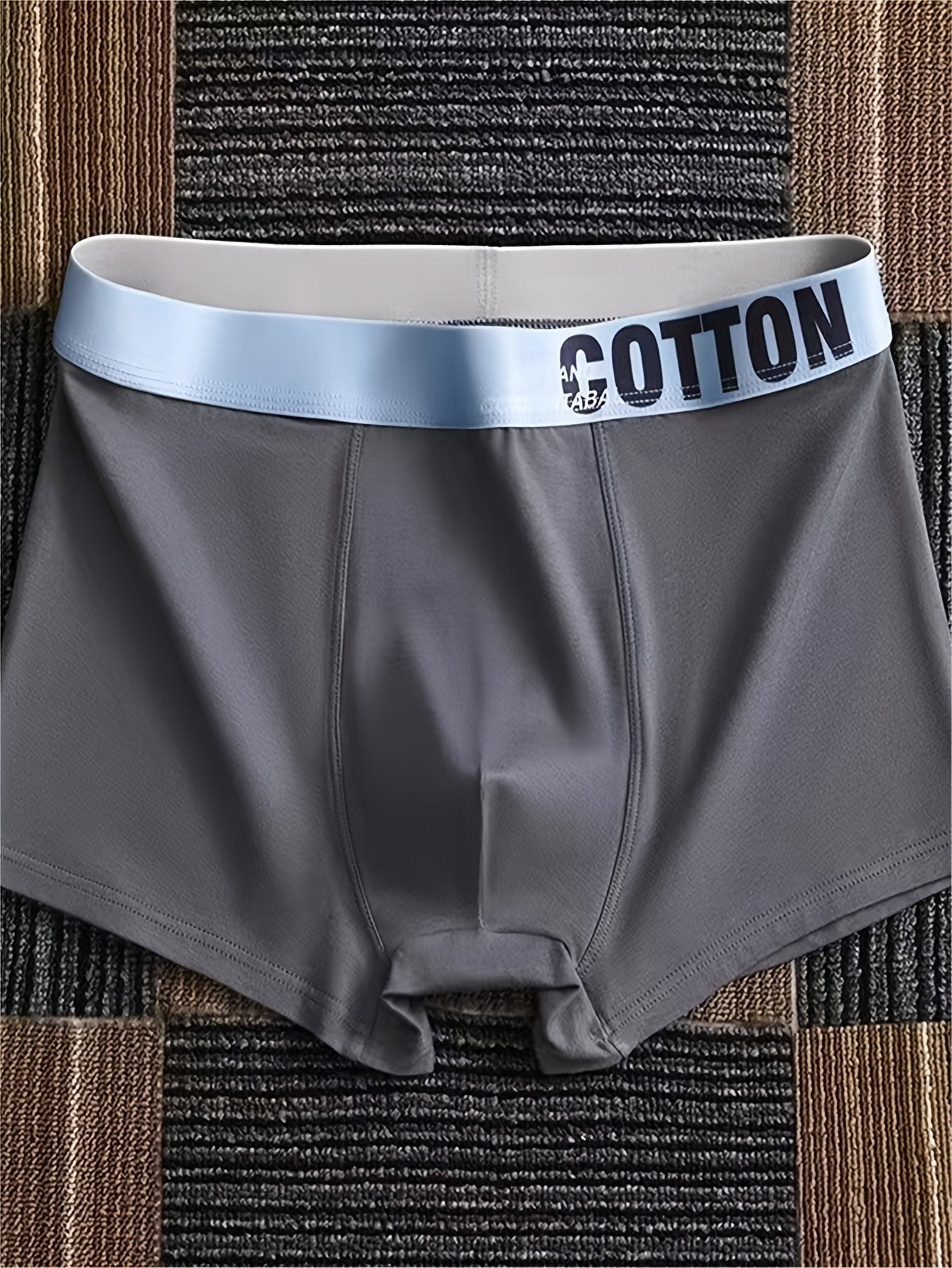 Men's 3-pack cotton boxer briefs with breathable, stretchy fabric for active teens and adults.