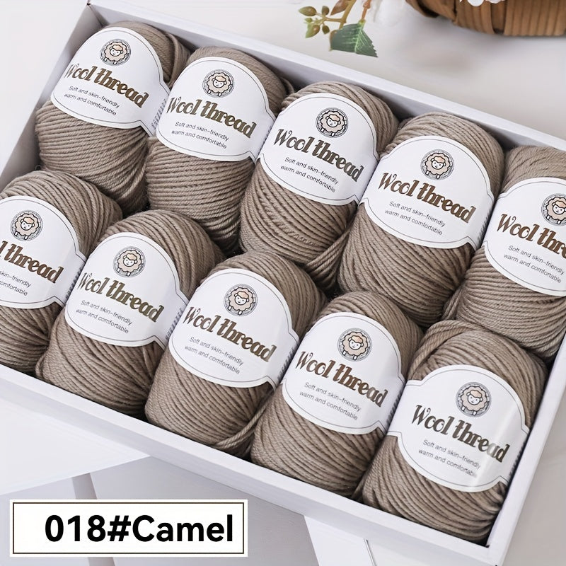 10pcs of high-quality BAYEXY Australian Wool Yarn, perfect for DIY crochet and knitting projects