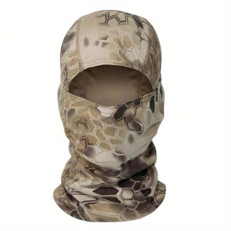 Adjustable Windproof UV Protection Hood with Balaclava Face Mask