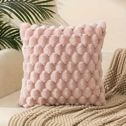 Set of 2 pineapple grid turtle pattern cushion covers in contemporary style, available in two sizes: 17.7x17.7 cm and 50.8x30.48 cm. Made of soft plush fabric, single-sided design. Ideal for adding decorative accents to your home and living room. Note