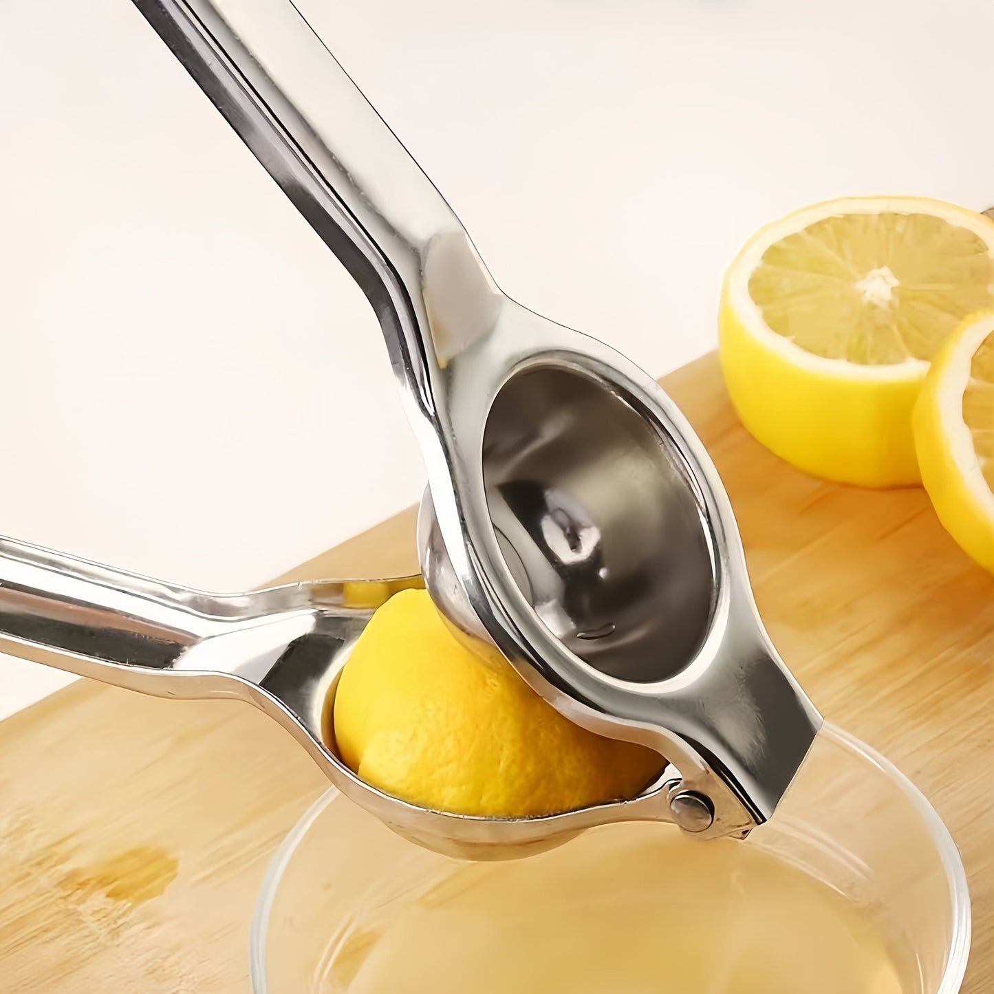 Durable Citrus Juicer for Fresh Orange & Lime Juice - Stainless Steel Manual Lemon Squeezer, Must-Have Kitchen Tool