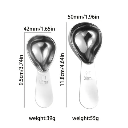 On Black Friday, snag a stainless steel coffee spoon with a scale, a 30ml coffee/powder measuring spoon, and a 15ml baking spoon at a great price.