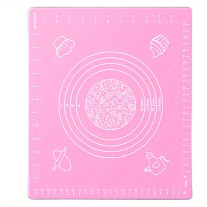 Silicone Pastry Mat - Non-Stick Baking Mat for Bread, Candy, Cookies and More! Kitchen Tools and Accessories for Home Baking.