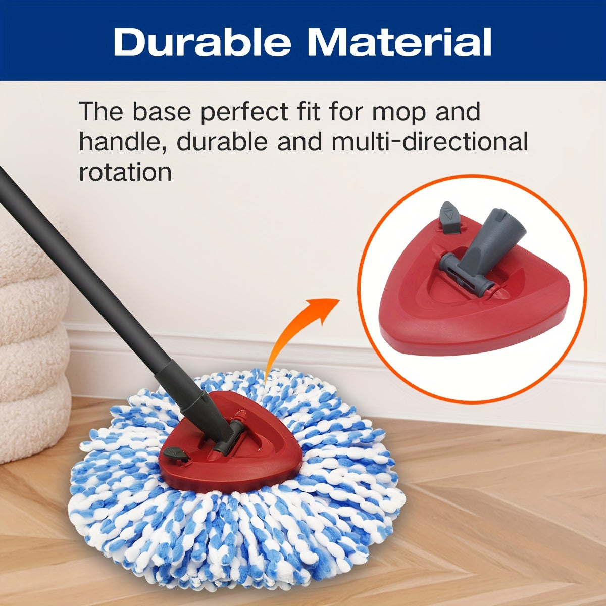 Upgrade your cleaning experience with the Home Times Complete Spin Mop & Brush Replacement Kit. This kit is compatible with the O-Cedar RinseClean 2-Tank System and includes 4 heads, a handle, upgraded base, and scrub brush. The new style design is