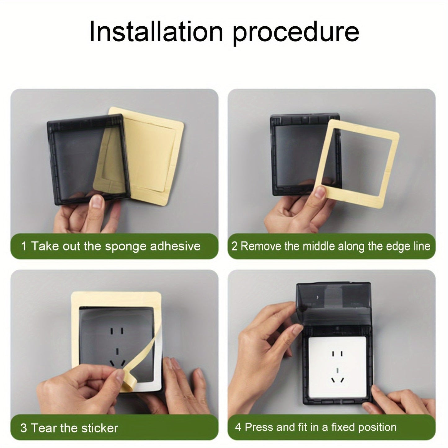 Splash-Proof Punch-Free Switch Box