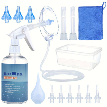 Ear Wax Removal Tool Kit with Reusable Ear Wax Remover for Adults and Elders.