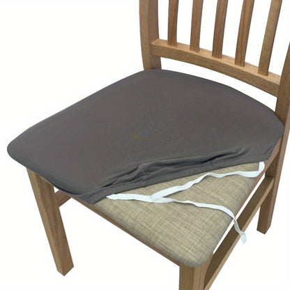 Stylish and durable milk-colored chair cushion cover for kitchen and dining chairs enhances comfort and protects seats all year round.