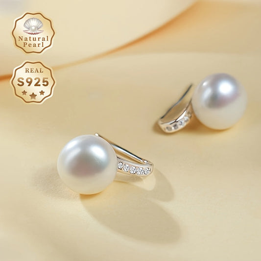 A must-have gift, the Gift Box Set includes a pair of Women's Fashion Dangle Earrings made of S925 Silver and featuring 8-9mm Full Pearl. These Strong Light Natural Freshwater Pearl Earrings showcase the beauty of Natural Pearls, with slight variations