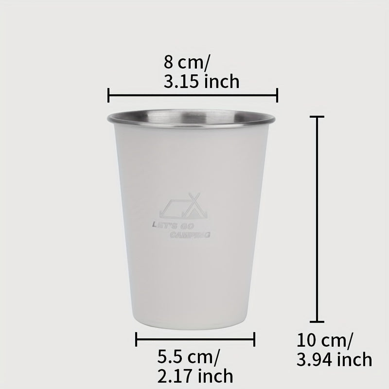 Durable stainless steel cup with non-stick coating - unbreakable, BPA-free, perfect for home, office, and travel - great birthday gift.