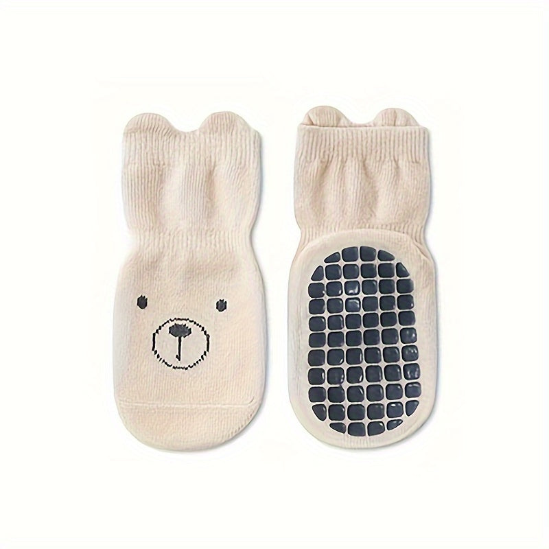 5 pairs of children's anti-slip socks for toddlers