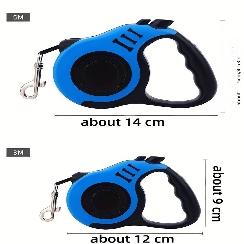 Automatic retractable dog leash for walking and running puppies