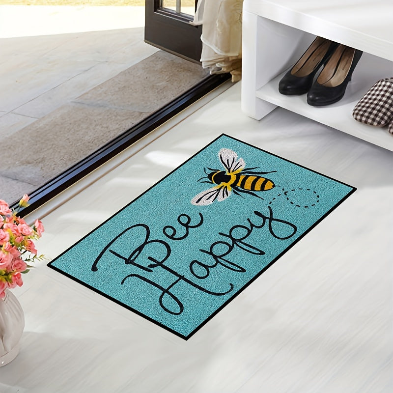 Welcome guests with this 1 piece non-slip floral door mat, suitable for both outdoor and indoor use. Machine washable and perfect for any area of your home including the family room, living room, kitchen, bedroom, farmhouse, hallway, laundry room, and