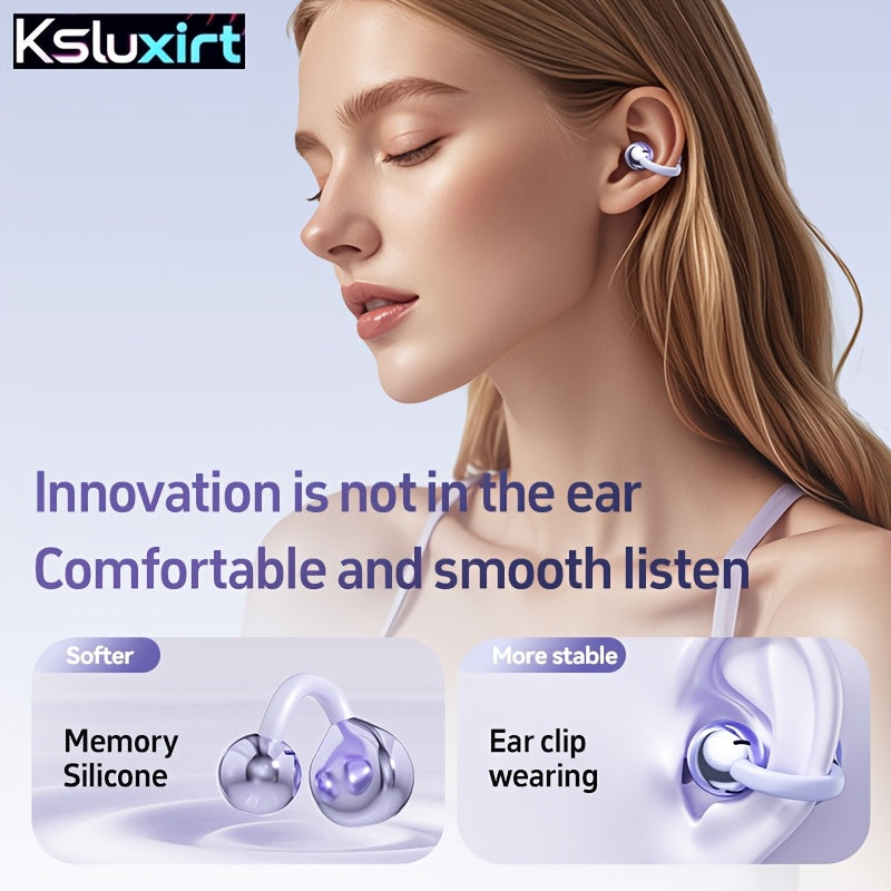 Ksluxirt 2025 New TWS Wireless Earphones with Mic, Touch Control for Sports Running, Gift for Boyfriend and Girlfriend