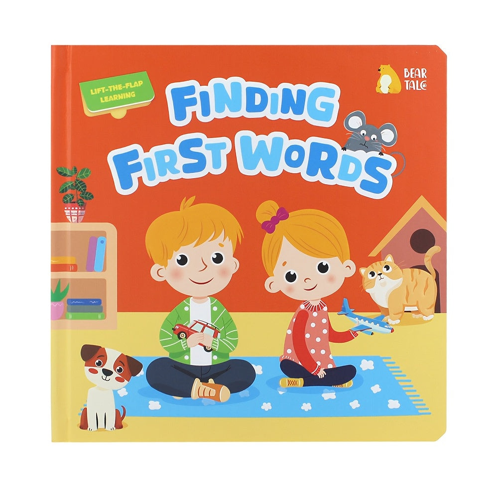 Interactive page-flipping in 'Finding The First Word' makes it a engaging early education book for toddlers aged 1-3 in home and preschool settings.