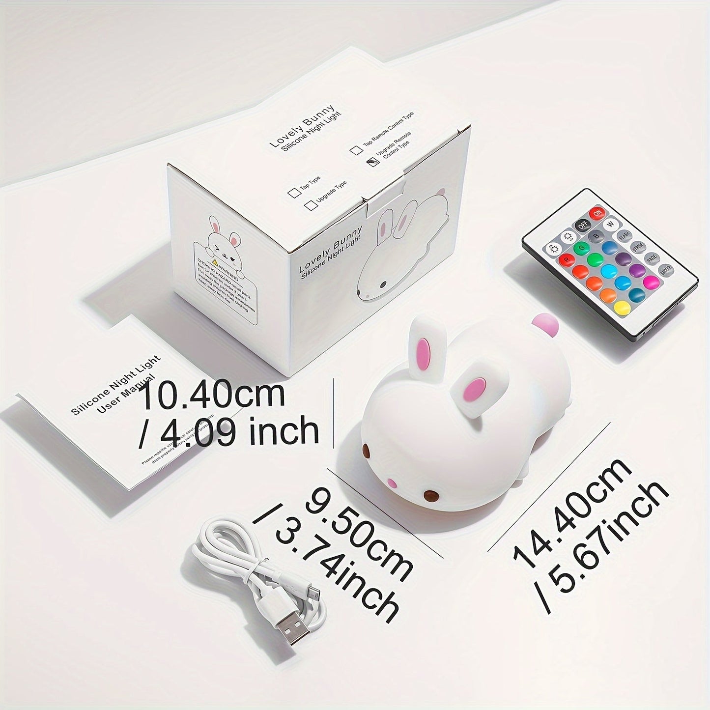 Adorable Bunny Night Light with Remote - Perfect Gift for Teen Girls! 

This rechargeable silicon night light comes in 16 colors and is a great addition to any teen girl's room. It's a cute and practical gift that is sure to be a hit with youngsters who