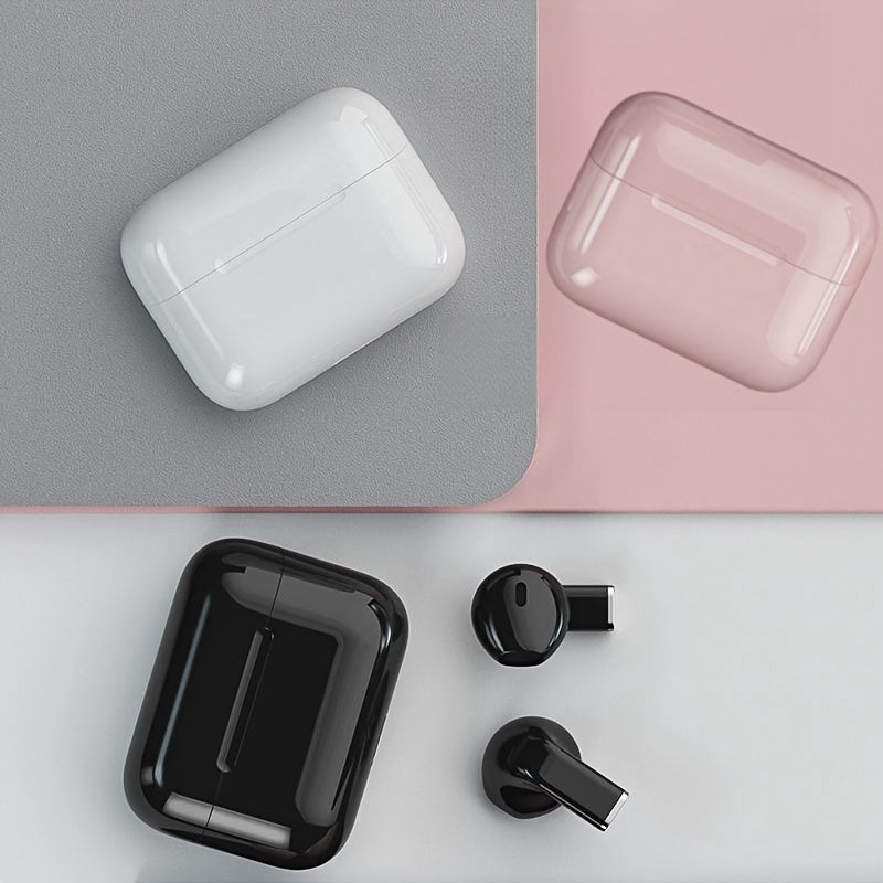 Compact new style true wireless earbuds with advanced features for high-quality music and calls on Android, iPhone, and gaming devices.