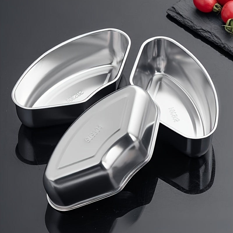 Set of 3 Stainless Steel Fan-Shaped Steamers with Tray, Grid, and Bowls for Healthy Cooking. Includes Rice Cooker Separator and Multi-Functional Tray for Home Kitchen, Outdoor Camping, and Hiking. Versatile Cookware.