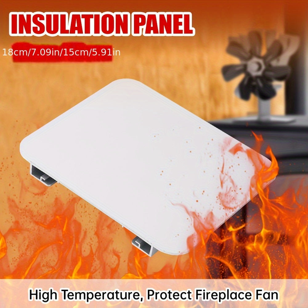 Insulation Board for Stove Fans - Withstands High Temperatures, Safeguards Burners & Heaters, Fits with a Variety of Models