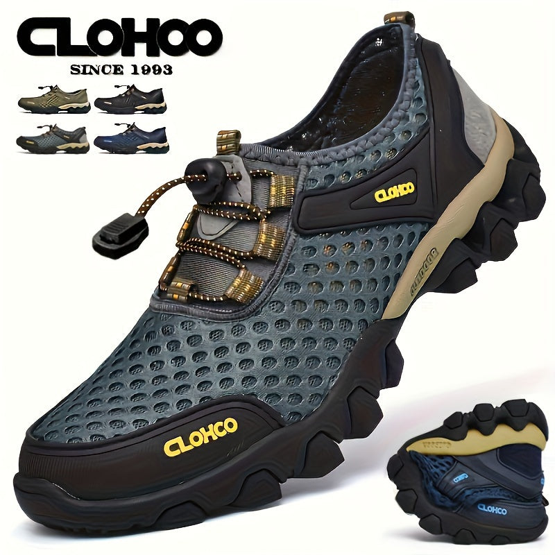 CLOHOO Men's Breathable Casual Sneakers - Comfortable, Durable Shoes for Outdoor & Casual Wear, CLOHOO