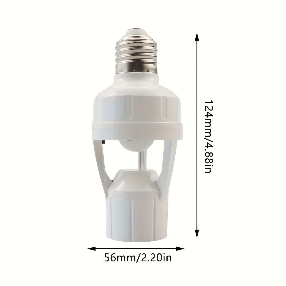 1pc Easy-Install LED Night Light with 360° PIR Motion Sensor and Adjustable Time Delay - Energy-Efficient for Stairs, Hallways, and Rooms.